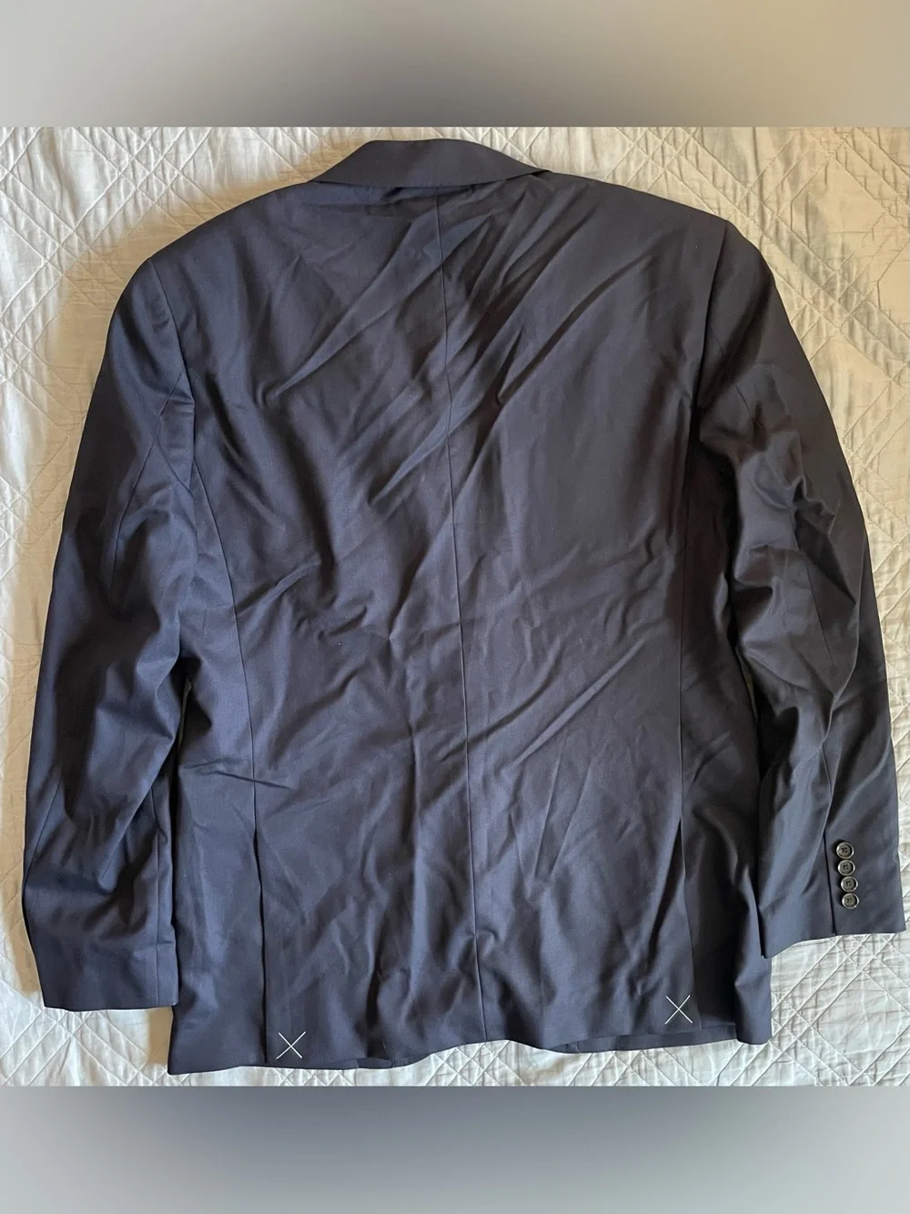 J. CREW Ludlow Slim-fit suit jacket in Italian wool Deep Navy NWT 42 R $550